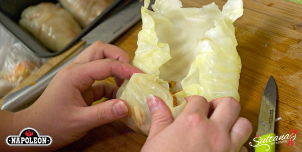 Fold the rolls