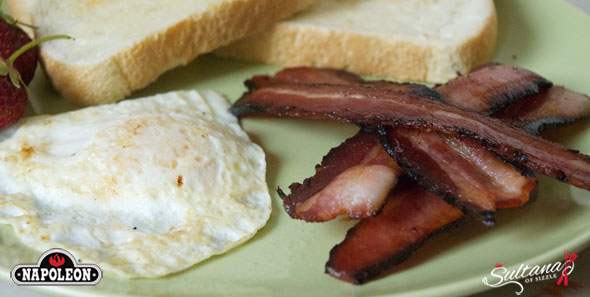 rub the bacon